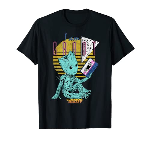 Tシャツ キャラクター ファッション トップス 海外モデル Marvel Guardians Of The Galaxy Vol 2 Baby Groot Retro 90 039 s T-ShirtTシャツ キャラクター ファッション トップス 海外モデル