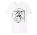マーベル Marvel スパイダーマン ウィトルウィウス的人体図 半袖Tシャツ メンズ 【Sサイズ】 ホワイト ファッション トップス アメリカ