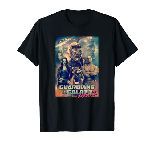 Tシャツ キャラクター ファッション トップス 海外モデル Marvel Guardians Of The Galaxy Vol 2 Team Effort Poster T-ShirtTシャツ キャラクター ファッション トップス 海外モデル