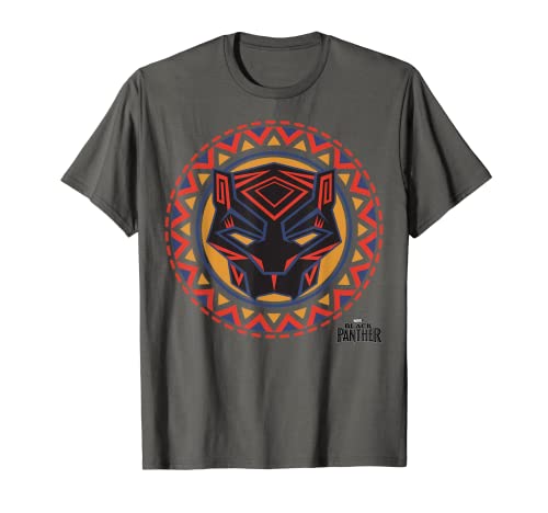 楽天angelicaTシャツ キャラクター ファッション トップス 海外モデル Marvel Black Panther Movie Geometric Pattern Mask T-Shirt T-ShirtTシャツ キャラクター ファッション トップス 海外モデル