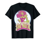 マーベル Marvel シー・ハルク レトロコミック 半袖Tシャツ メンズ【Sサイズ】 ブラック ファッション トップス アメリカ