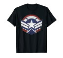 TVc LN^[ t@bV gbvX COf Marvel Falcon Winter Soldier Wings Shield Logo T-ShirtTVc LN^[ t@bV gbvX COf