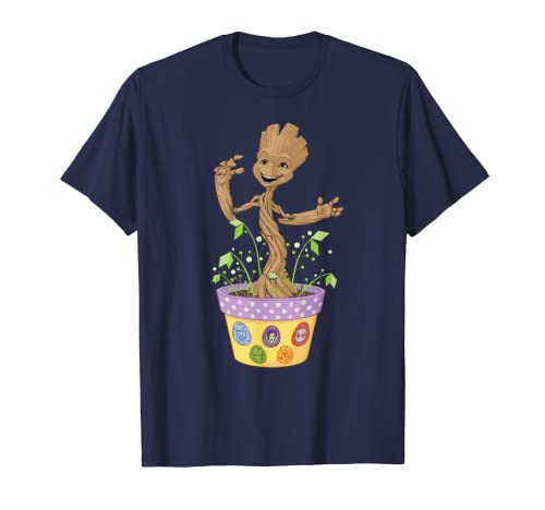 Tシャツ キャラクター ファッション トップス 海外モデル Marvel Guardians of the Galaxy Groot Easte..