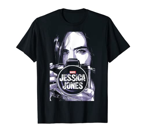 Tシャツ キャラクター ファッション トップス 海外モデル Marvel Jessica Jones Camera T-Shirt T-ShirtTシャツ キャラクター ファッション トップス 海外モデル