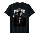 Tシャツ キャラクター ファッション トップス 海外モデル Marvel The Punisher Contrasting Graphic Portrait T-Shirt T-ShirtTシャツ キャラクター ファッション トップス 海外モデル