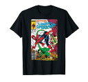 Tシャツ キャラクター ファッション トップス 海外モデル Marvel Spider-Man Classic Retro Comic Scorpion Cover T-Shirt T-ShirtTシャツ キャラクター ファッション トップス 海外モデル