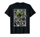Tシャツ キャラクター ファッション トップス 海外モデル Marvel Comics Retro Classic Iron Fist Rain Battle Panels T-ShirtTシャツ キャラクター ファッション トップス 海外モデル