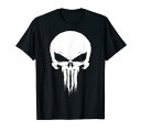 Tシャツ キャラクター ファッション トップス 海外モデル Marvel Original Punisher Painted Chest Logo Graphic T-Shirt T-ShirtTシャツ キャラクター ファッション トップス 海外モデル