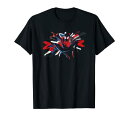 Tシャツ キャラクター ファッション トップス 海外モデル Marvel Spider-Man Into the Spider-Verse Miles Arrows T-Shirt T-ShirtTシャツ キャラクター ファッション トップス 海外モデル
