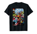 Tシャツ キャラクター ファッション トップス 海外モデル Marvel Exclusive Vintage Infinity Gauntlet Comic Cover T-ShirtTシャツ キャラクター ファッション トップス 海外モデル