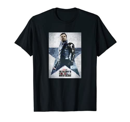 Tシャツ キャラクター ファッション トップス 海外モデル Marvel Falcon & The Winter Soldier Character Poster T-ShirtTシャツ キャラクター ファッション トップス 海外モデル