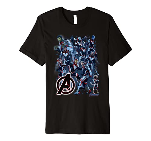 Tシャツ キャラクター ファッション トップス 海外モデル Marvel Avengers Endgame Suit Group Shot Premium T-Shirt Premium T-ShirtTシャツ キャラクター ファッション トップス 海外モデル