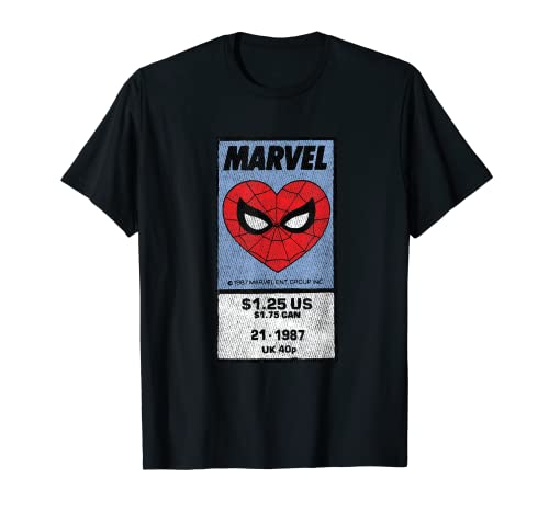 Tシャツ キャラクター ファッション トップス 海外モデル Marvel Spider-Man Vintage Spidey 1987 Corner Box T-Shirt T-ShirtTシャツ キャラクター ファッション トップス 海外モデル