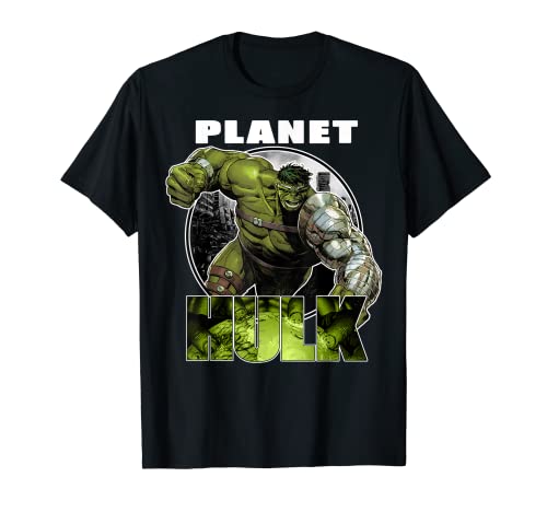 Tシャツ キャラクター ファッション トップス 海外モデル Marvel Universe Classic Planet Hulk Metal Arm Smash Comic T-ShirtTシャツ キャラクター ファッション トップス 海外モデル