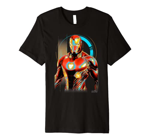 Tシャツ キャラクター ファッション トップス 海外モデル Marvel Infinity War Iron Man Digital Pose Premium T-Shirt Premium T-ShirtTシャツ キャラクター ファッション トップス 海外モデル