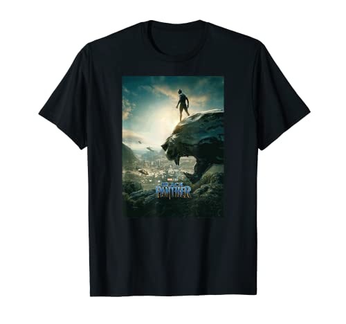 楽天angelicaTシャツ キャラクター ファッション トップス 海外モデル Marvel Black Panther Cliff Movie Poster Graphic T-Shirt T-ShirtTシャツ キャラクター ファッション トップス 海外モデル