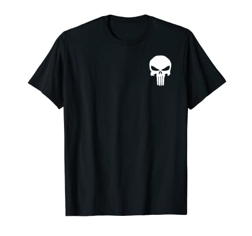 Tシャツ キャラクター ファッション トップス 海外モデル Marvel Punisher Skull Symbol Pocket Graphic T-Shirt T-ShirtTシャツ キャラクター ファッション トップス 海外モデル