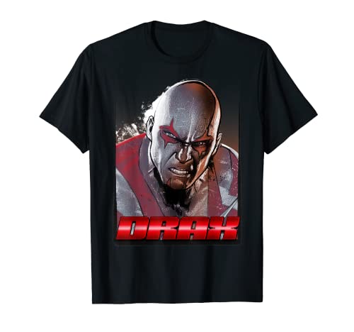 Tシャツ キャラクター ファッション トップス 海外モデル Marvel Guardians Of The Galaxy Drax Hero Comic Poster T-ShirtTシャツ キャラクター ファッション トップス 海外モデル