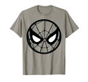 Tシャツ キャラクター ファッション トップス 海外モデル Marvel Spider-Man Circle Mask Graphic T-ShirtTシャツ キャラクター ファッション トップス 海外モデル