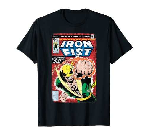Tシャツ キャラクター ファッション トップス 海外モデル Marvel Iron Fist Epic Fire Punch Comic Cover Graphic T-Shirt T-ShirtTシャツ キャラクター ファッション トップス 海外モデル