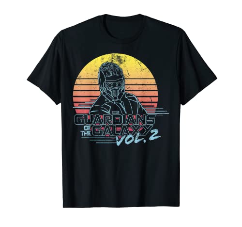 Tシャツ キャラクター ファッション トップス 海外モデル Marvel Guardians of the Galaxy Vol 2 Star-Lord Epic Vintage T-ShirtTシャツ キャラクター ファッション トップス 海外モデル