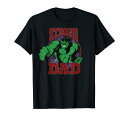 Tシャツ キャラクター ファッション トップス 海外モデル Marvel Comics Retro Avengers Father's Day Hulk Strong Dad T-ShirtTシャツ キャラクター ファッション トップス 海外モデル