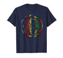 Tシャツ キャラクター ファッション トップス 海外モデル Marvel Avengers: Endgame Logo Hero Colors T-Shirt T-ShirtTシャツ キャラクター ファッション トップス 海外モデル