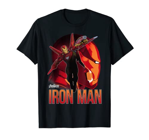 Tシャツ キャラクター ファッション トップス 海外モデル Marvel Infinity War Iron Man Profile Graphic T-Shirt T-ShirtTシャツ キャラクター ファッション トップス 海外モデル