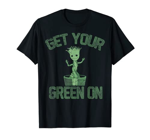 Tシャツ キャラクター ファッション トップス 海外モデル Marvel Guardians of the Galaxy St. Patricks' Day Groot T-ShirtTシャツ キャラクター ファッション トップス 海外モデル