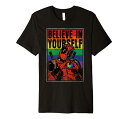 楽天angelicaマーベル Marvel デッドプール Believe In Yourself 自分を信じる 半袖Tシャツ レディース 【Sサイズ】 ブラック ファッション トップス アメリカ