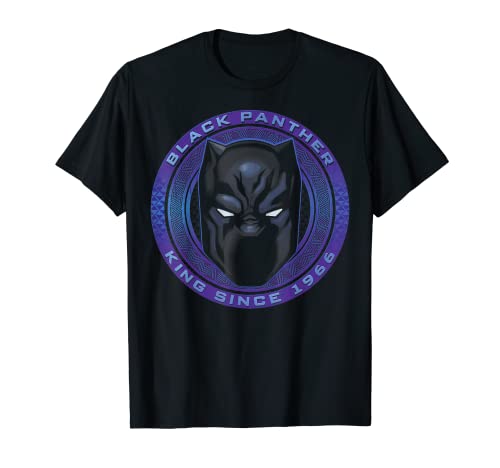 Tシャツ キャラクター ファッション トップス 海外モデル Marvel Black Panther Mask King Since 1966 Graphic T-Shirt T-ShirtTシャツ キャラクター ファッション トップス 海外モデル