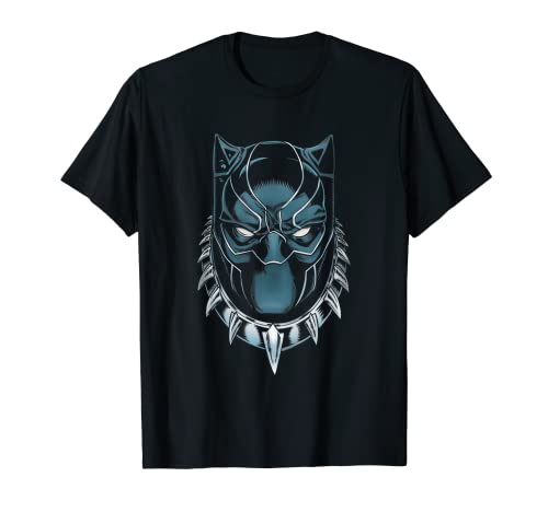 Tシャツ キャラクター ファッション トップス 海外モデル Marvel Black Panther Mask with Claw Necklace T-ShirtTシャツ キャラクター ファッション トップス 海外モデル