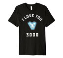 マーベル Marvel アベンジャーズ エンドゲーム アークリアクター アイラブユー3000 I Love You 3000 半袖Tシャツ キッズ6-6x 【日本サイズ110-120相当】 ブラック ファッション トップス アメリカ