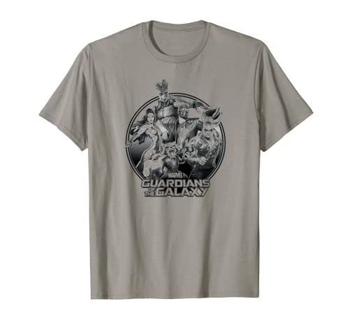 Tシャツ キャラクター ファッション トップス 海外モデル Marvel Guardians of the Galaxy Teamwork Comic Circle T-ShirtTシャツ キャラクター ファッション トップス 海外モデル