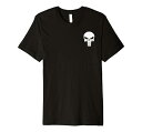 Tシャツ キャラクター ファッション トップス 海外モデル Marvel Punisher Skull Symbol Pocket Premium T-Shirt Premium T-ShirtTシャツ キャラクター ファッション トップス 海外モデル