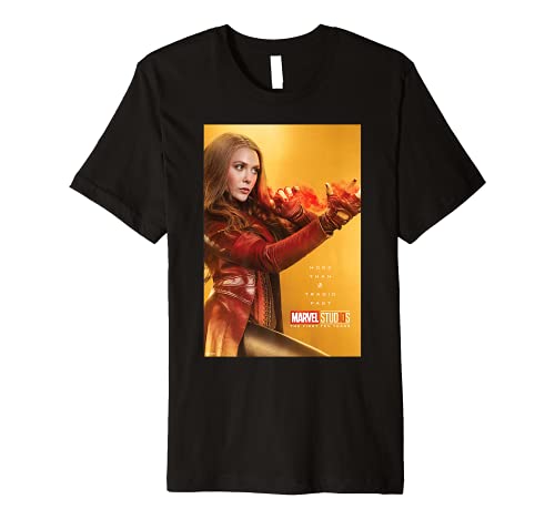 Tシャツ キャラクター ファッション トップス 海外モデル Marvel Studios 10 Years Scarlet Witch Poster Premium T-Shirt Premium T-ShirtTシャツ キャラクター ファッション トップス 海外モデル