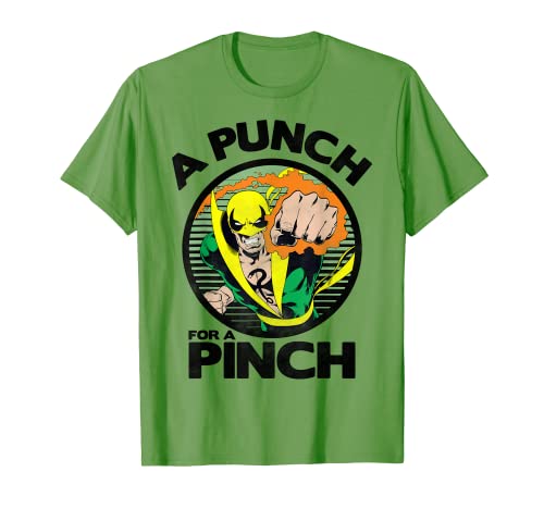 Tシャツ キャラクター ファッション トップス 海外モデル Marvel Iron Fist Punch Pinch St. Patrick's Graphic T-ShirtTシャツ キャラクター ファッション トップス 海外モデル