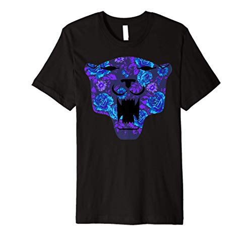 Tシャツ キャラクター ファッション トップス 海外モデル Marvel Avengers Black Panther Mask Floral Fill Premium T-ShirtTシャツ キャラクター ファッション トップス 海外モデル