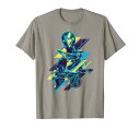Tシャツ キャラクター ファッション トップス 海外モデル Marvel Avengers Endgame Abstract Blue Hue Group Sh...