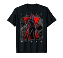 Tシャツ キャラクター ファッション トップス 海外モデル Marvel Black Widow Big Three Logo T-ShirtTシャツ キャラク...