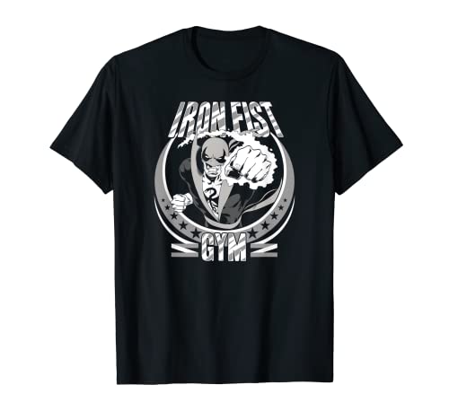 Tシャツ キャラクター ファッション トップス 海外モデル Marvel Iron Fist Gym Black And White Graphic T-ShirtTシャツ キャラクター ファッション トップス 海外モデル
