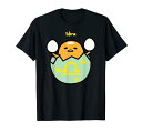 ぐでたま てんびん座 半袖Tシャツ メンズ 【Sサイズ】 ブラック ファッション トップス アメリカ