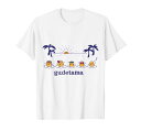 ぐでたま フラ 半袖Tシャツ レディース 【Sサイズ】 ホワイト ファッション トップス アメリカ
