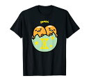 ぐでたま ふたご座 半袖Tシャツ メンズ 【Sサイズ】 ブラック ファッション トップス アメリカ
