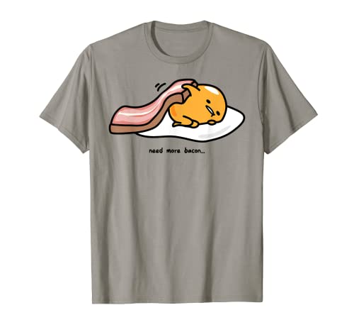 T 饯 եå ȥåץ ǥ Gudetama Need More Bacon T-ShirtT ...