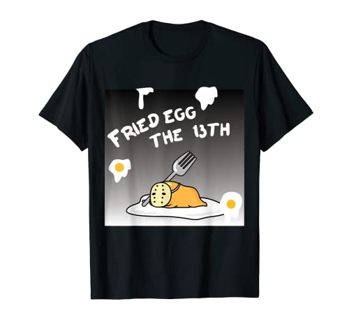 Tシャツ キャラクター ファッション トップス 海外モデル Gudetama Fried Egg the 13th Halloween Tee ..