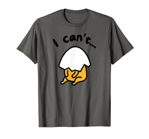 Tシャツ キャラクター ファッション トップス 海外モデル Gudetama Lazy Egg "I Can't" Tee Shirt T-Sh..