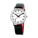 モンディーン 腕時計 モンディーン 北欧 スイス メンズ MONDAINE Watch Classic White Dial Black leather strap A660.30314.11SBB Men腕時計 モンディーン 北欧 スイス メンズ