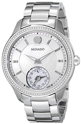 腕時計 モバード レディース Movado Women's 0660006 Analog Display Swiss Quartz Silver Smartwatch..