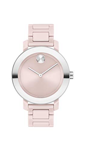 腕時計 モバード レディース Movado Bold Evolution Women s Swiss Qtz Stainless Steel and Ceramic Bracelet Casual Watch Color: Blush Model: 3600709 腕時計 モバード レディース